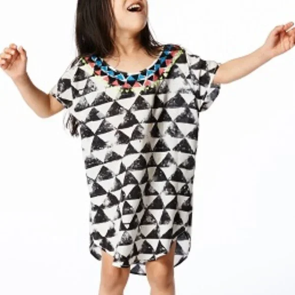 MARA HOFFMAN KIDS GEOMETRIC COVER-UP - Picture 7 of 8
